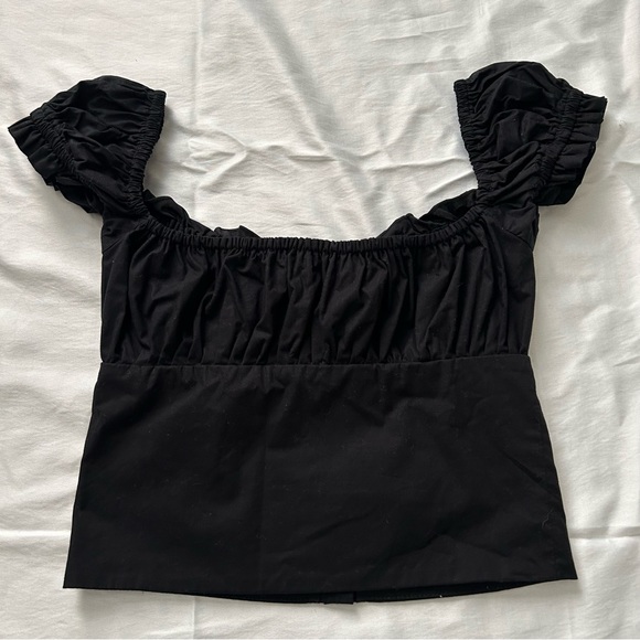 With Jean Louie Top in Black, Size XS - Picture 3 of 6